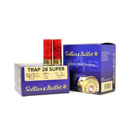 Střelivo 12/70 S&B Trap Super, 28g 2,4mm