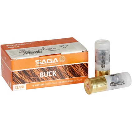 Střelivo 12/70 SAGA Buck 9P, 34g 8,65mm