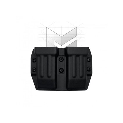 Kydexové pouzdro na pistolové zásobníky - Sabre Systems MAG MRD DBL +MM WINGS - černá