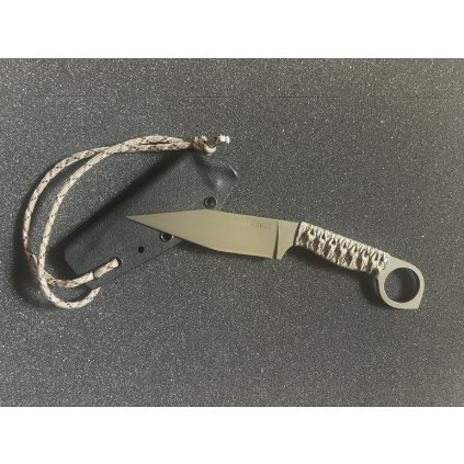 Nůž s pevnou čepelí - GZ Custom Blades - Dragonsteeth MK5 Magpul foliage green/paracord camo wrap rukojeť