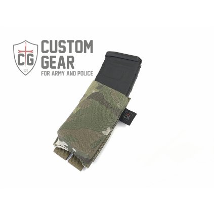 Elastická kapsa na zásobníky Custom Gear AR15 single elastic pouch - multicam