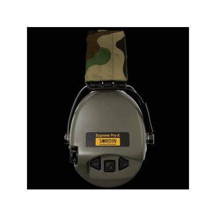 Elektronická sluchátka Sordin Supreme PRO-X - Hear2 - OD GREEN zelená/CAMO