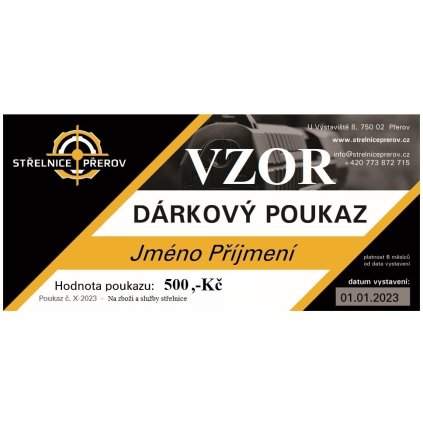 Poukaz na zboží a službu dle vlastního výběru