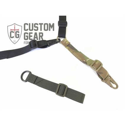 Adaptér pro zbraňové popruhy D-Ring (One Point) - Multicam