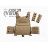 Nosič plátů Custom Gear CGPC3 - TQS SET LIGHT - multicam black