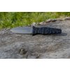 Nůž s pevnou čepelí - GZ Custom Blades - Claymore Dagger100 - Tactical gray čepel/G10 black rukojeť