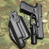Opaskové pouzdro (IWB/AIWB) BLACKHAWK STACHE™ IWB PREM KIT GLOCK 17/19/23/32/44/45 se svítilnou X300