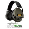 Elektronická sluchátka Sordin Supreme PRO-X - Hear2 - OD GREEN zelené