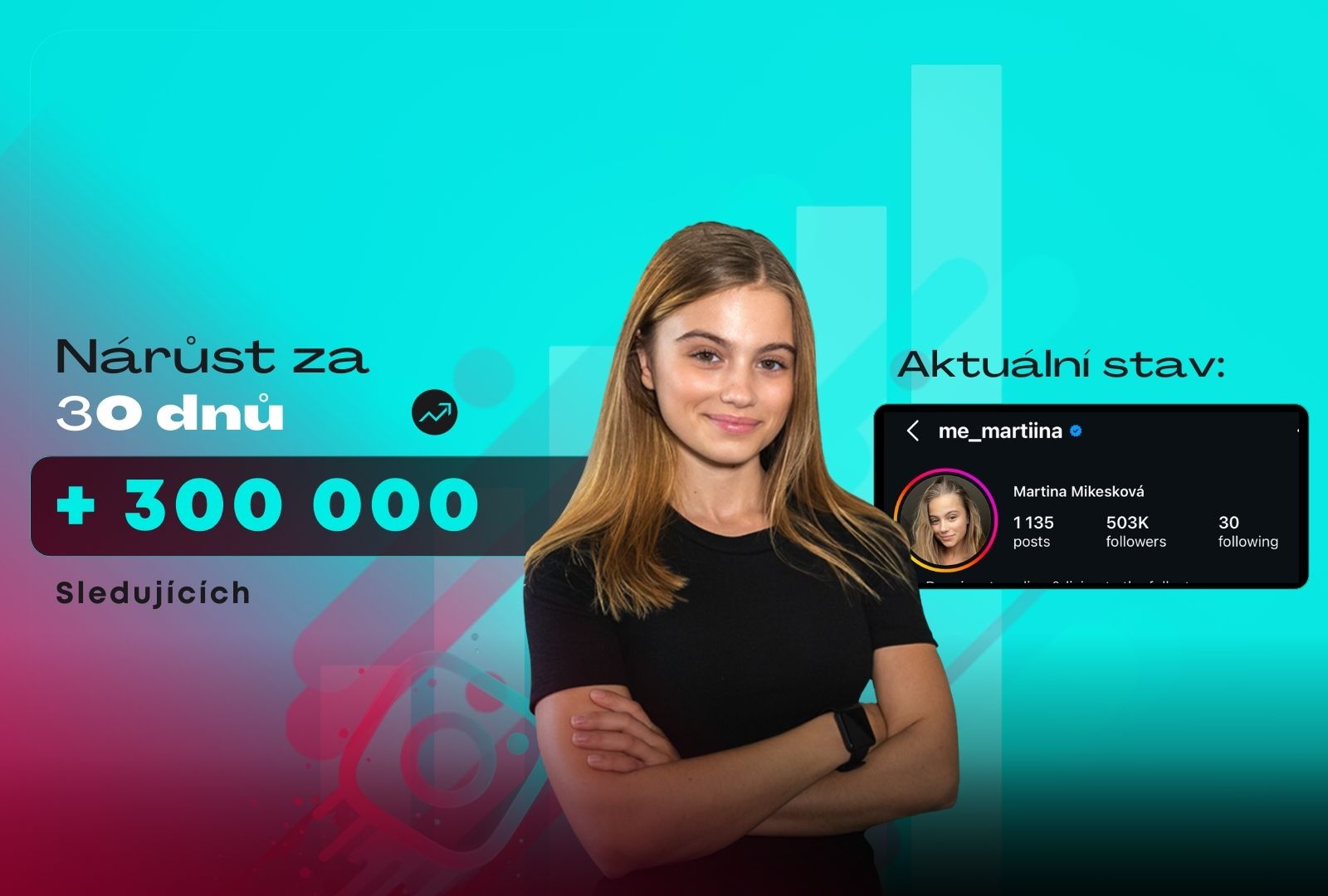 100 000 sledujících na TikToku za týden – bez reklamy