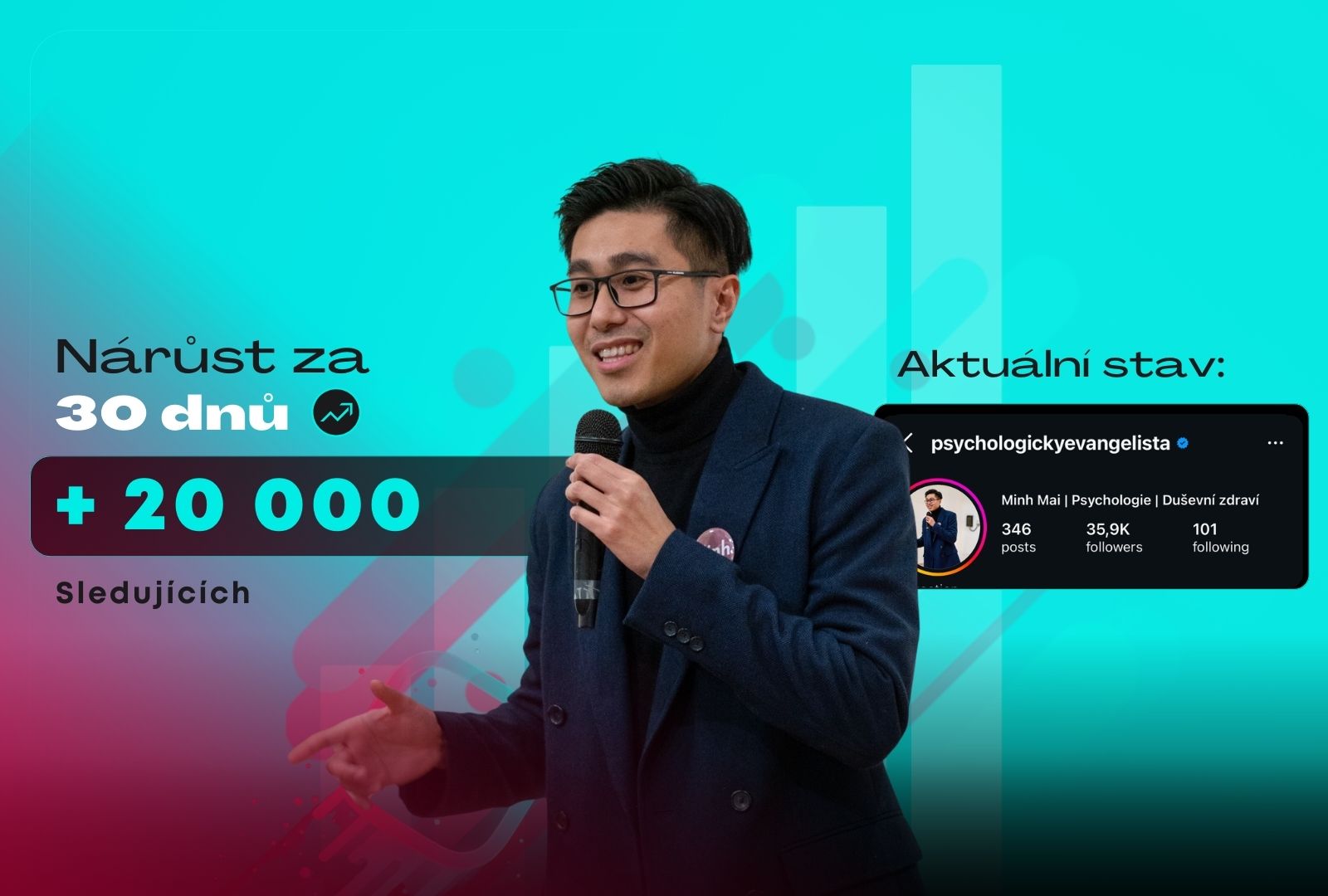 Z odborníka na psychologii k tvůrci s desítkami tisíc sledujících za několik měsíců