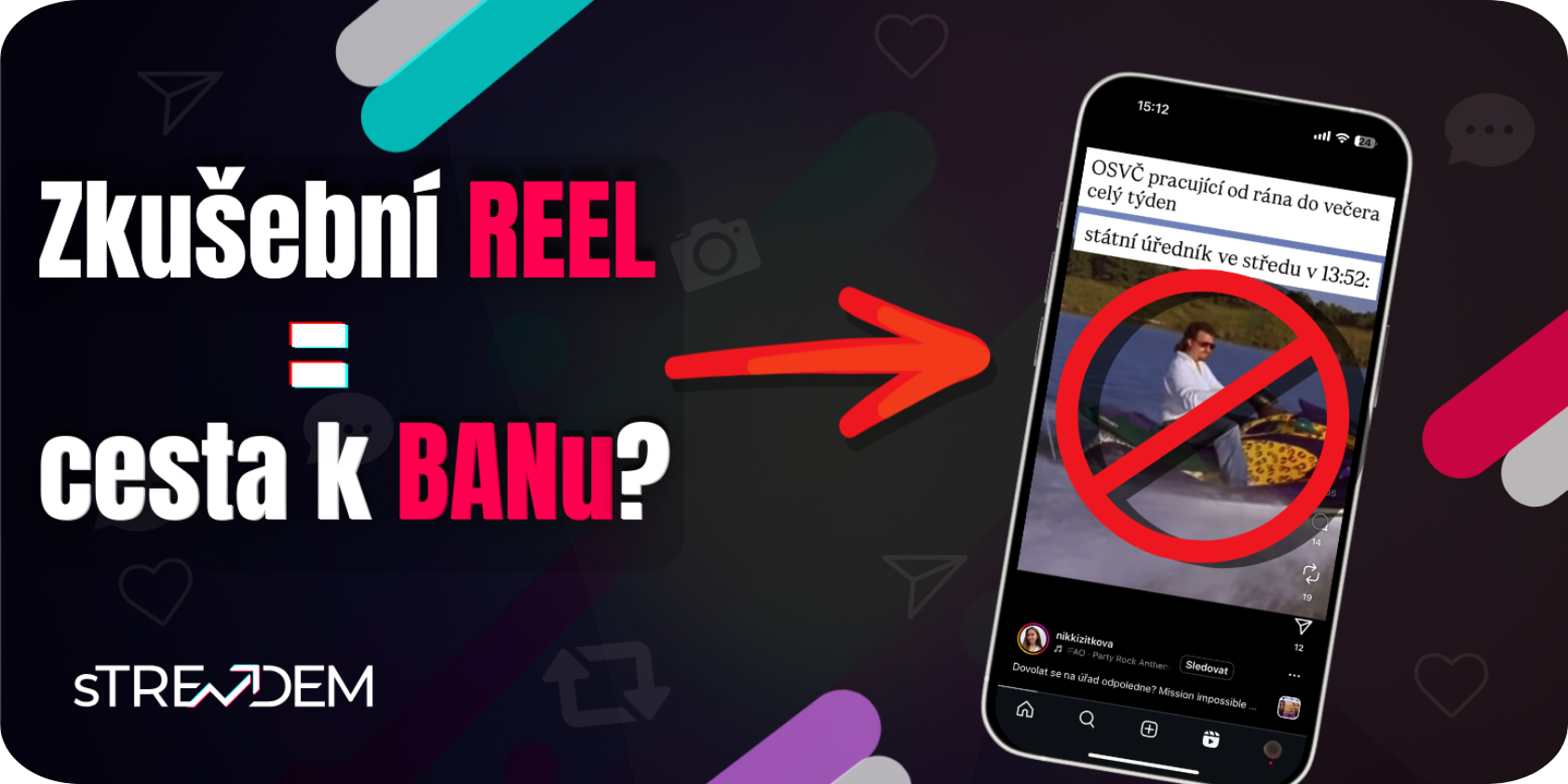 Ban za příliš častou publikaci zkušebních Reels na Instagramu