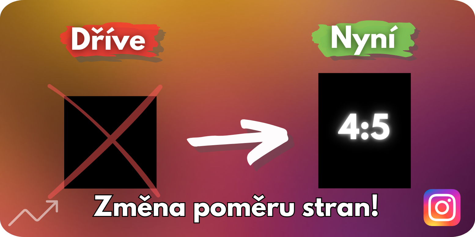 Změna rozložení vašeho Instagramového profilu