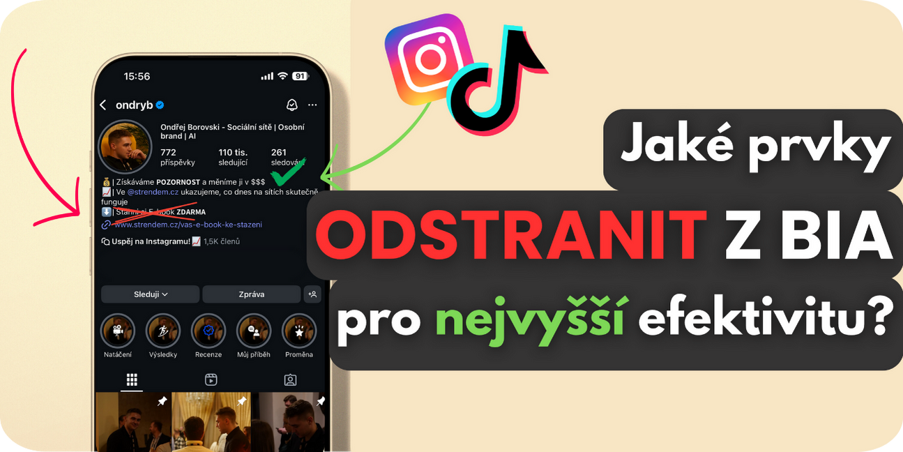 Nejčastější chyby v BIO na Instagramu (a jak je napravit)