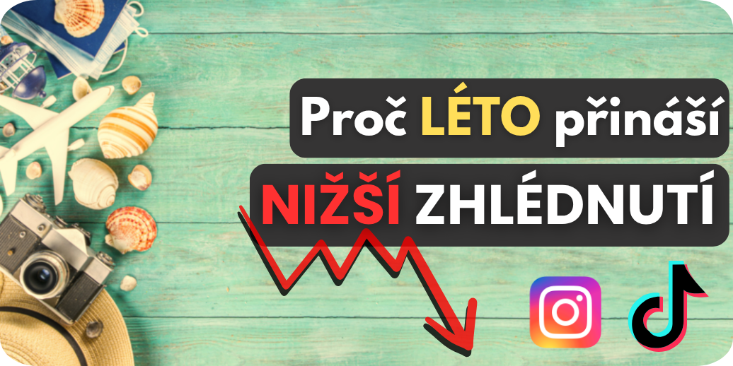Proč v létě klesají zhlédnutí a dosahy na sociálních sítích