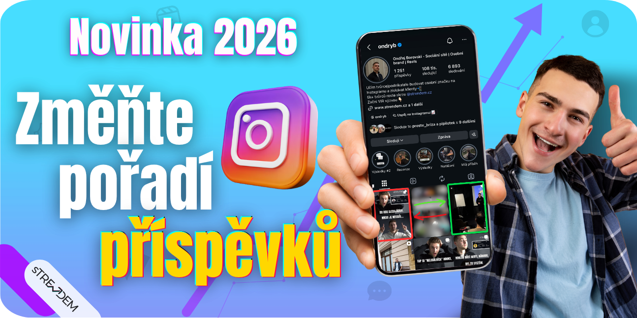 Instagram konečně umožňuje měnit pořadí příspěvků. Jak na to?
