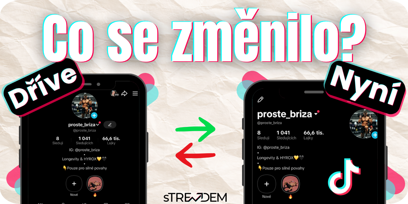 Proč máte jiný profil na TikToku než dříve? Vše o novém vzhledu a A/B testování