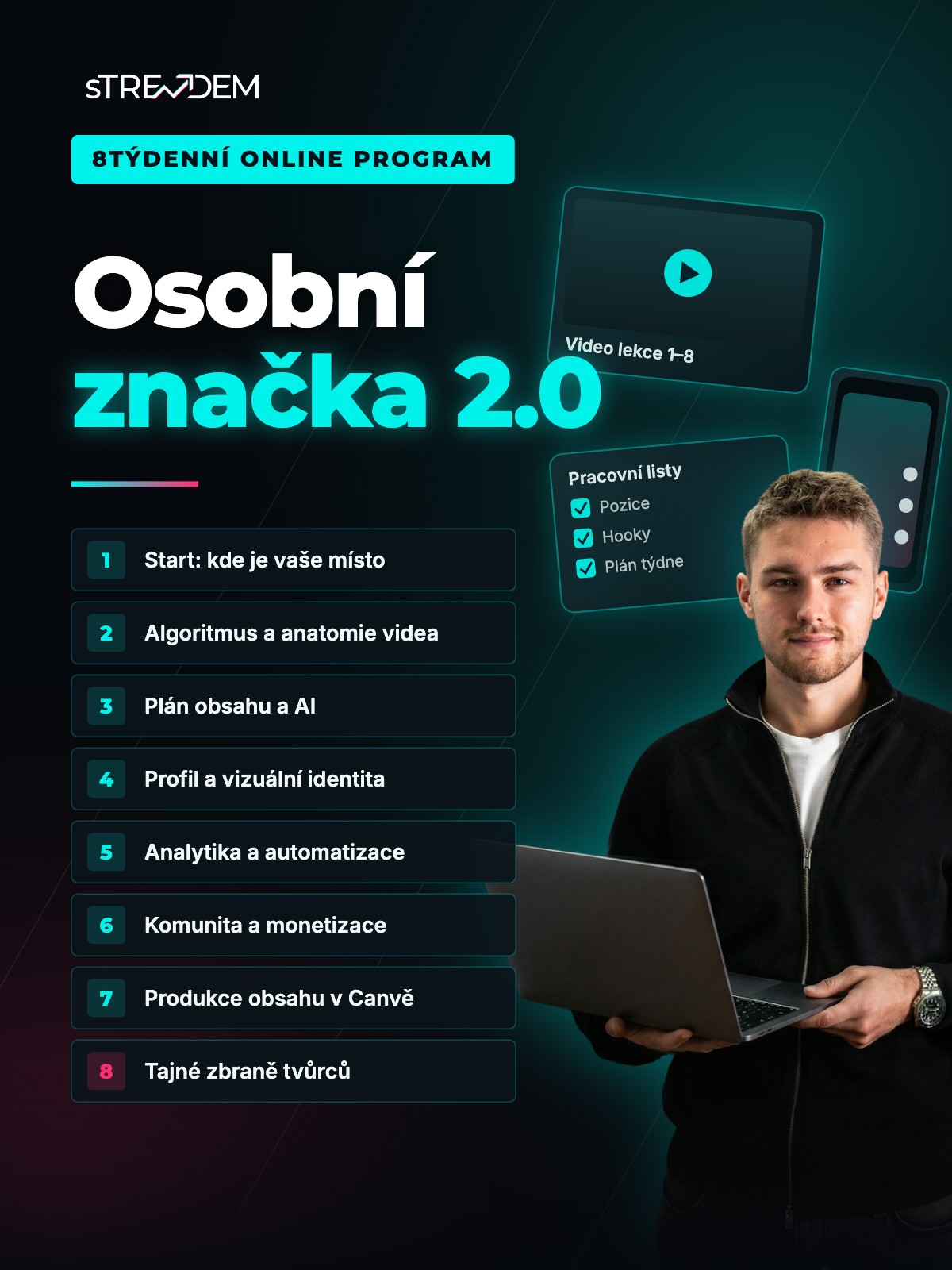 Osobní značka 2.0 – 8týdenní online program sTrendem