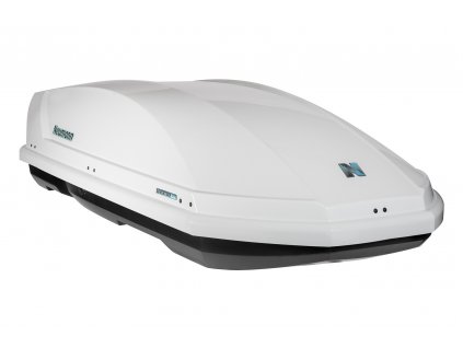 Střešní box NEUMANN Adventure 205 - bílý lesk (rychloupínák)  + Instalace střešního boxu na vozidlo