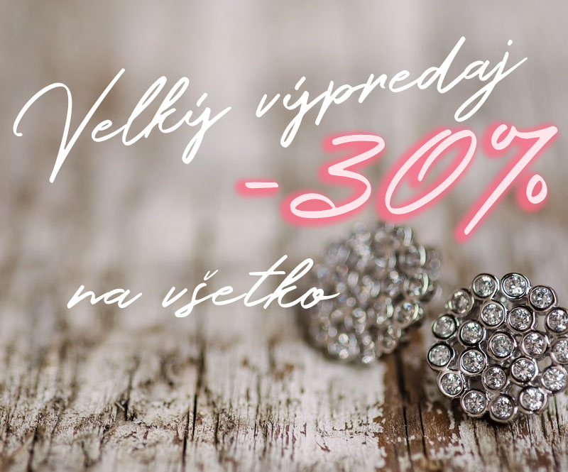 Velký výpredaj -30% Striebro Online