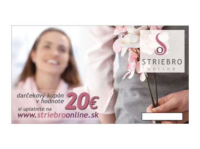Darcekový kupón v hodnote 20€