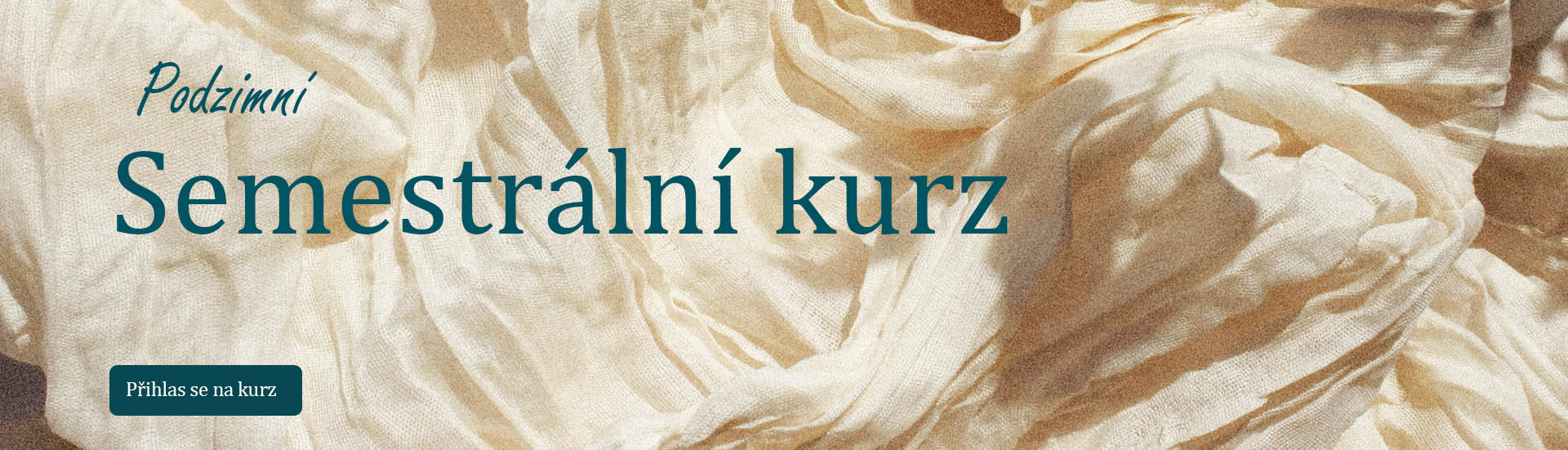 Semestrální kurz šití: kalhoty, kabát, šaty