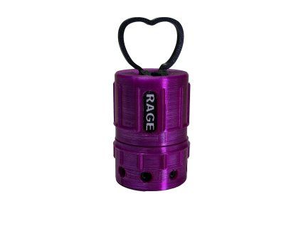 Reusable Acoustic Airsoft Grenade for Toy Cap Rings - purple