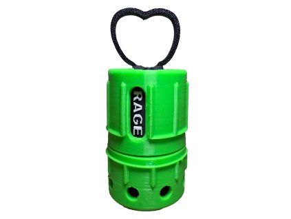 Reusable Acoustic Airsoft Grenade for Toy Cap Rings - Green