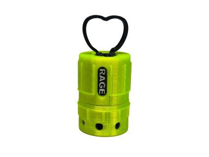 Reusable Acoustic Airsoft Grenade for Toy Cap Rings - Transparent Green