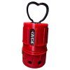 Reusable Acoustic Airsoft Grenade for Toy Cap Rings - Red