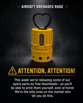 Attention, attention! This week we’re releasing some of our spare parts as free downloads – so you’ll be able to print...
