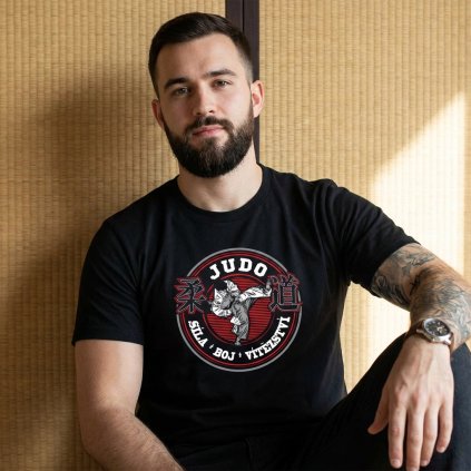 tricko cerne striker judo
