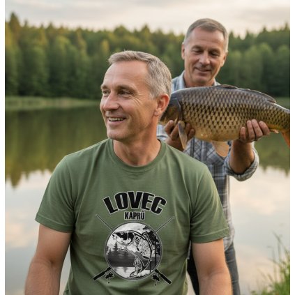 tricko lovec kapru olivove