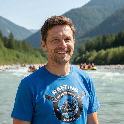 panske tricko na vodu rafitng zpusob zivota