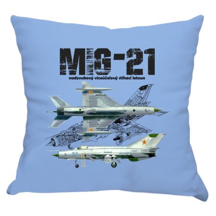 polstarek modry mig 21