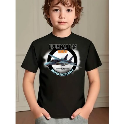 tricko chlapecke f 14 tomcat cerne