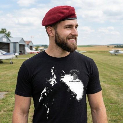 tricko cerne 43 vysadkovy pluk 1