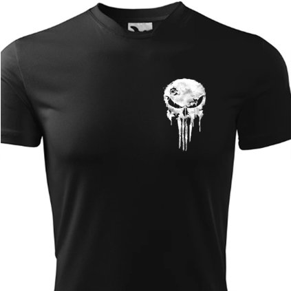 funkcni tricko punisher hard cerne
