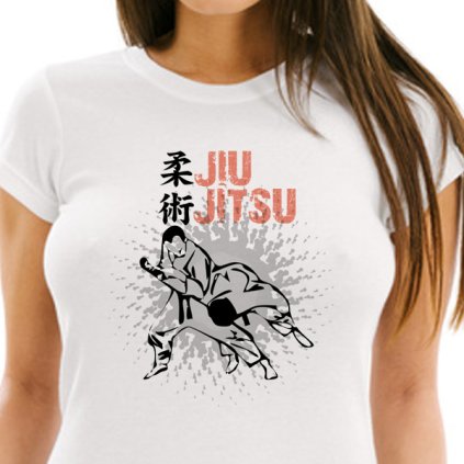 tricko striker bile damske jiu jitsu