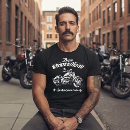 tricko zrozen motorkarem