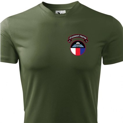 sportovni tricko striker 43 vpr olivove