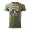 tricko jawa 250 panelka olivove