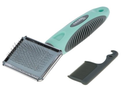 Kartáč Soft Slicker na kočky a psy, 16 x 6 cm, drátky