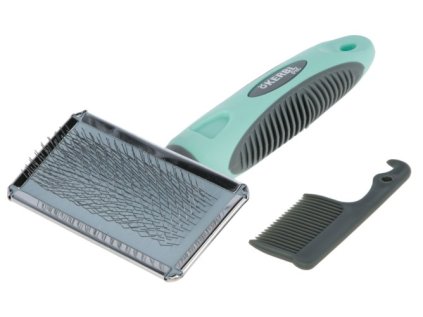 Kartáč Soft Slicker na kočky a psy, 16 x 9 cm, drátky