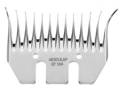 Nůž stříhací spodní GT594 Aesculap Econom II na jemnou vlnu, 13 zubů / 3,5 mm