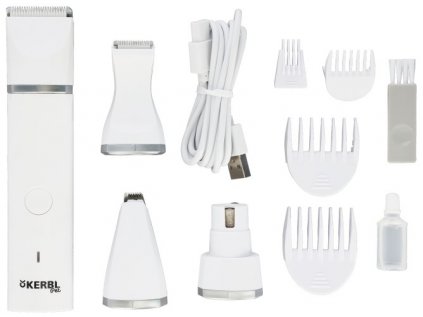 Strojek stříhací na psy a kočky, multifunkční, 4v1