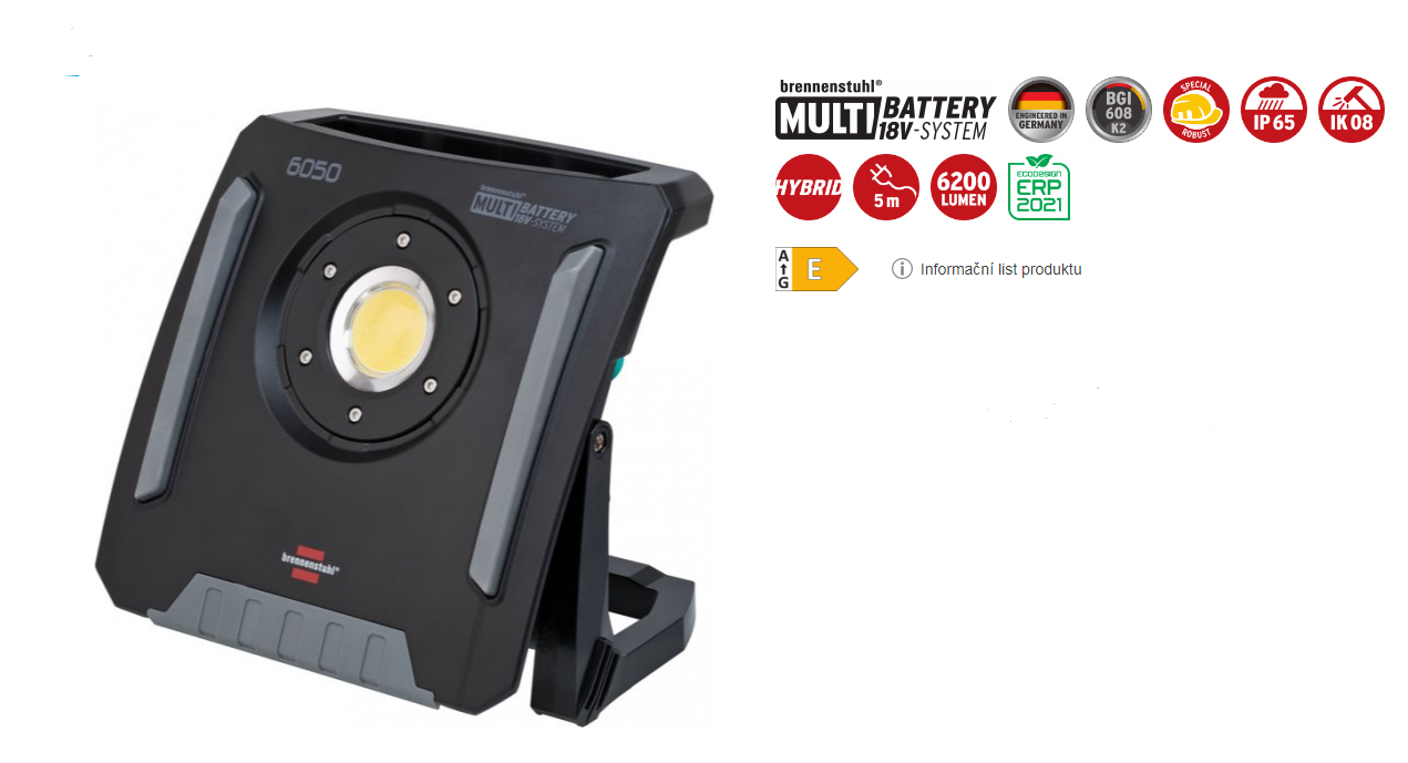 Svítilna pro každou baterii