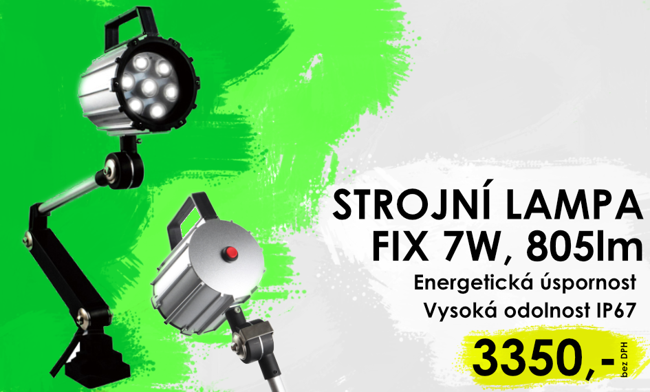 Strojní lampa FIX 7W