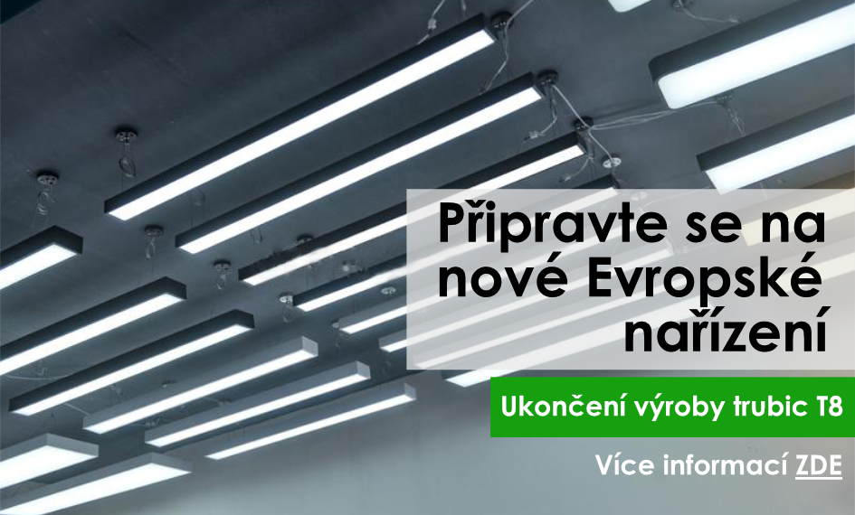 LED osvětlení jako náhrada zářivkových svítidel které budou vzhledem k novému evropskému nařízení vyřazeny.