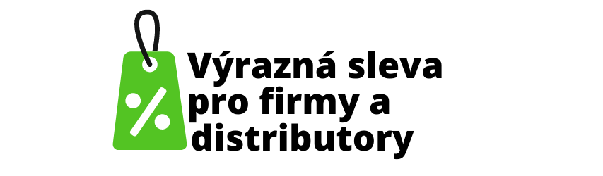 Výrazné slevy pro nakupující firmy a distributory