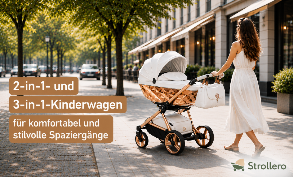 Entdecken Sie sorgfältig ausgewählte Kinderwagen, die Komfort, Sicherheit und elegantes Design miteinander verbinden.